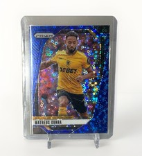 Panini 2024-25 Prizm Premier League Matheus Cunha Wolves #221 Breakaway Blue /99