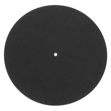 Record Player Mat 10 Inch Turntable Mat 3mm Felt Turntable Pad Black 