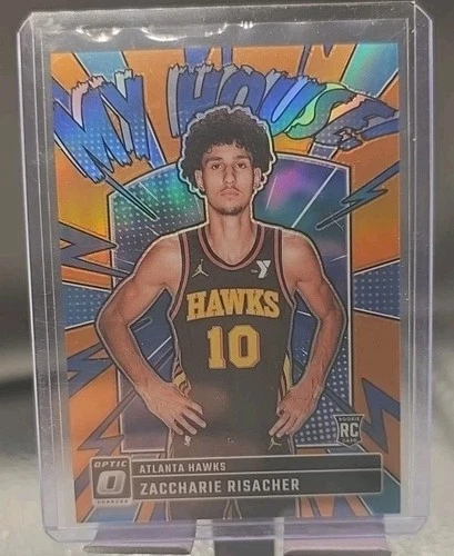 2024-25 Panini Donruss Optic - My House Zaccharie Risacher #13 Orange Prizm /39