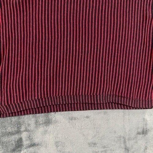 M x Matthildur Striped Knit Top S/M Small Medium Red Black Icelandic Design - Picture 11 of 13
