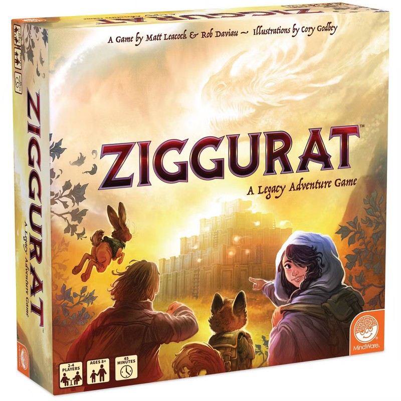 MindWare Ziggurat Board Game: Strategy & War for 2-4 Players Includes Cards