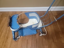 Original Vintage 1950s Taylor Tot Baby Stroller Walker Blue/White 