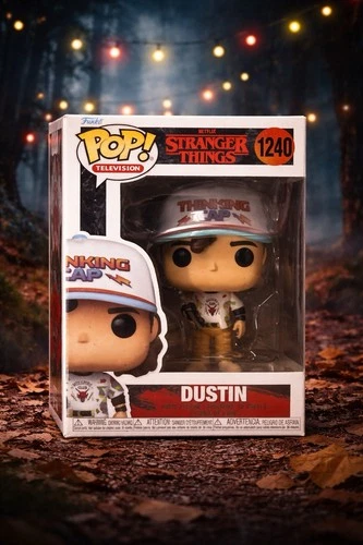 Funko Pop Stranger Things Dustin #1240 Thinking Cap Netflix Vinyl Figure