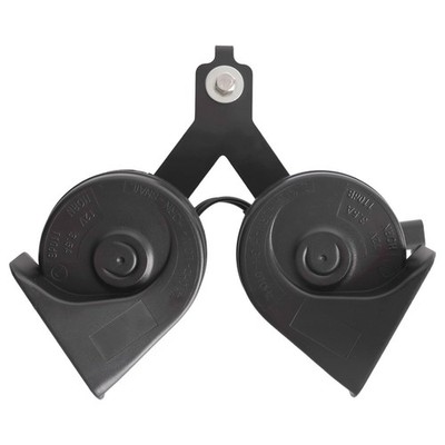 Mocar7 Dual Horn Assembly with Bracket Compatible Ford 2008-2010 Black 