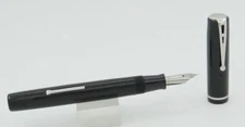 Esterbrook Dollar Black & Chrome Fountain Pen - 9550 Extra Fine Nib - 1930's