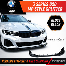 BMW 3er G20 G21 Frontsplitter Glanz Schwarz MP Style Lippe Spoiler 2019-2024