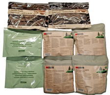 8x Swedish FREEZE DRIED Meal Pouches - MRE Ration - Hiking Camping Fishing