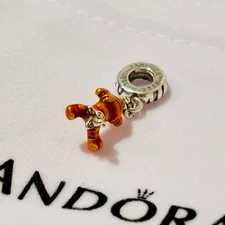 Disney Tigger Dangle Charm 792213C01  w/Pouch