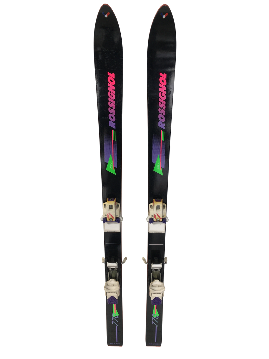 Rossignol Snow Skis Series 770J w/ Tyrolia 530 Bindings Black