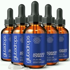 GlutaDrops – Gluta Drops Advanced Formula for Healthy Skin & Body - 5 Pack