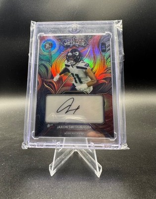 JAXON SMITH-NJIGBA 1/1 RC AUTO 2023 WILD CARD AMERICAN METALLIX, SEAHAWKS