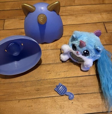 Zuru Rainbocorns Stuffed Animal Plush Blue Unicorn Glitter Wings With Long Tail