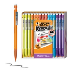 BIC Xtra-Smooth Mechanical Pencils with Erasers, 40-Count