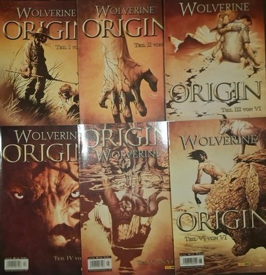 Z 1 Wolverine Origin 1 - 6 Panini 2002 Marvel comics X-men Logan