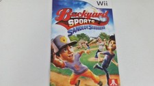 Backyard Sports Sandlot Sluggers Instruction Manual -- Nintendo Wii