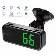 Digital Speedometer GPS Car HUD Mini LED Head Up Display MPH KMH Dashboard