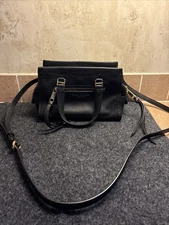 AUTHENTIC MARK JACOBS MINI CRUISER LEATHER SATCHEL BLACK - RETAIL $450.00