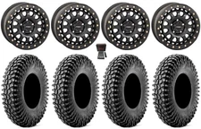 System 3 SB-6 Bdlk 15"Wheels Bk 6+1 35"Cliffhanger Sticky Tires ZForce Z10/Z10-4