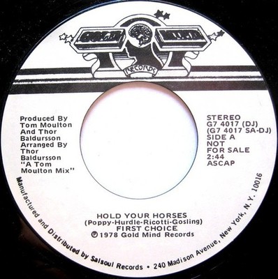 First Choice - Hold Your Horses, 7'', (Vinyl)