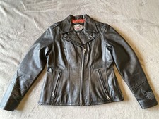 Harley-Davidson Leather Studded Jacket Black Women&rsquo;s Small