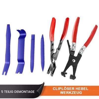 6tlg Automotive Headlight Clamp Remover Plier Tools Dash Door Fastener Installer