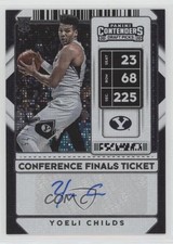 2020 Contenders Draft Picks Conference Finals Ticket 7/75 Yoeli Childs Auto 17w0
