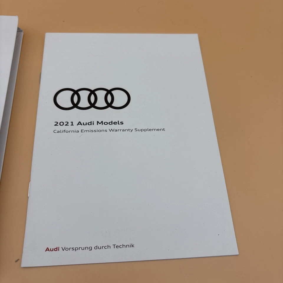 2021 AUDI A5 MANUAL DO PROPRIETÁRIO, garantia, suplemento, com capa incluída - Imagem 3 de 4