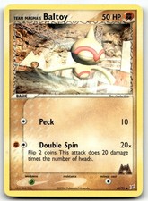 Team Magma's Baltoy 60/95 EX Team Magma vs Team Aqua Common on eBay