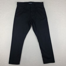 Calvin Klein Jeans Mens 34x30 Black Wash Straight Leg CKJ 035 