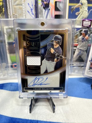 2023 Panini Select - Select Swatches Signatures Chase Delauter #SSS-CDL 