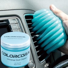 Car Cleaning Gel Universal Gel for Car Vent Cleaner Cleaning Putty Auto -Blue