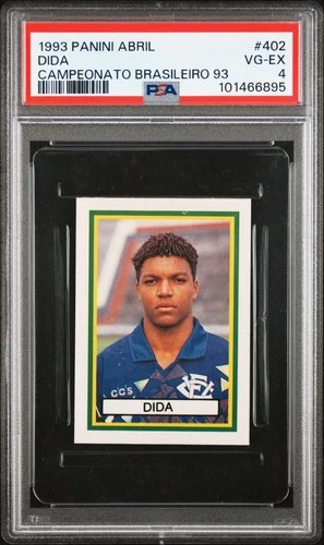 1993 Panini Dida Goalkeeper Rookie Sticker Milan Campeonato Brazil PSA 4