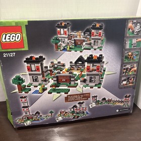 LEGO Minecraft 21127 The Fortress 984 Pieces Open Box Sealed Bags Retired