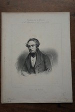 PAUL DE KOCK (1793-1871) PORTRAIT ENGRAVING 19th century, born in PASSY