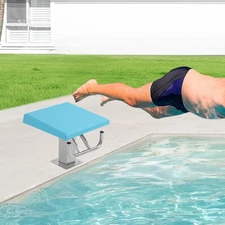 Pool Diving Platform with Base Heavy Duty Swimming Pool Diving Board Max.200 kg