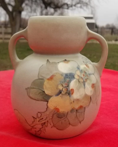 Weller Pottery Hudson Vase artist signed by Sarah McLaughlin