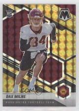 2021 Panini Mosaic Rookies Choice Black Gold Prizm 3/8 Dax Milne #400 0vc5