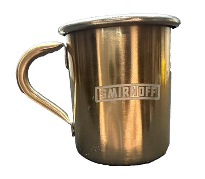 Smirnoff Moscow Mule Mini Copper Mug Shot Glass 2oz Barware Advertising
