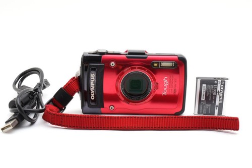 [Excellent Condition] OLYMPUS Tough TG-2 Red - Tested and Working
