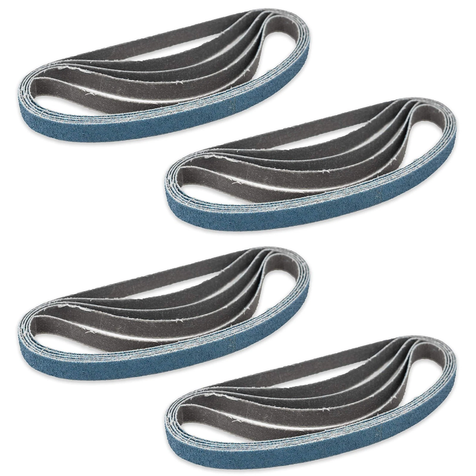 1 2” X 18”   60 Grit Zirconia Sanding Belt for Air Sanders (20 Pack)