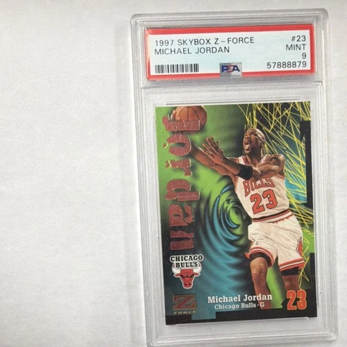 SkyBox 1997-98 Z-Force Michael Jordan #23 PSA 9 Chicago Bulls Basketball Card