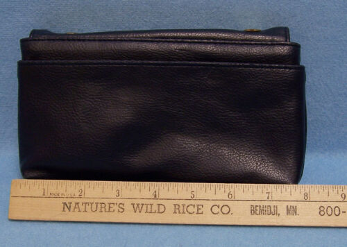 Lote de 2 carteras de embrague azul Dover y billetera de embrague azul liso - Imagen 3 de 5