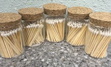 5 pack Wooden Matches Decorative Matches for Candle Matchsticks 500 Total Match