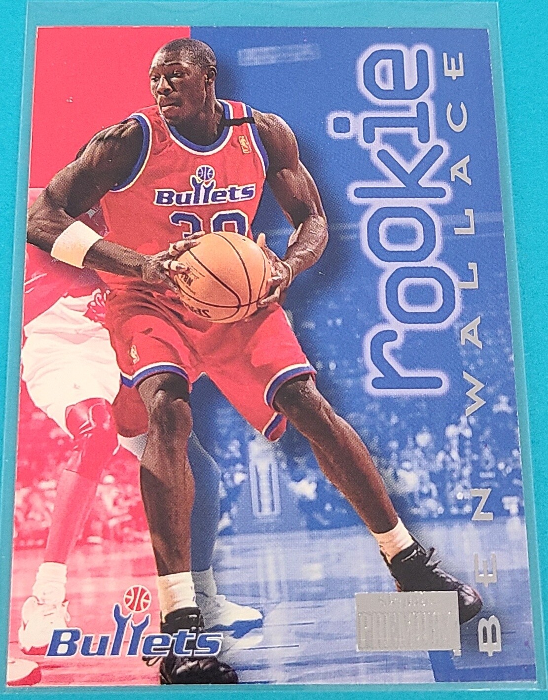 1996  SkyBox Premium RC #236 Ben Wallace Washington Bullets Basketball Card V5