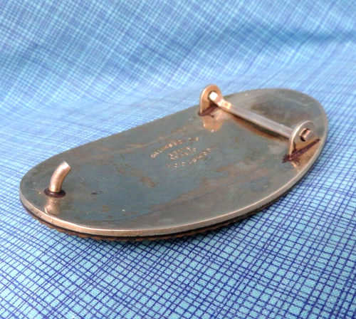 Barrel Racing Belt Buckle German Silver Rodeo Vtg Comstock Silversmiths  .MMR859 - Picture 7 of 8