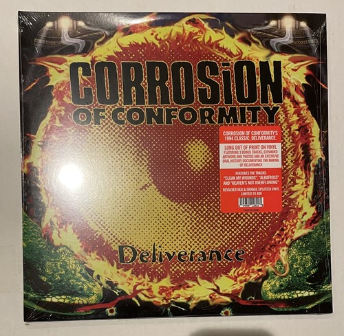 Corrosion Of Conformity-Deliverance Limited /400 Red & Orange Vinyl LP SEALED - Picture 1 of 3