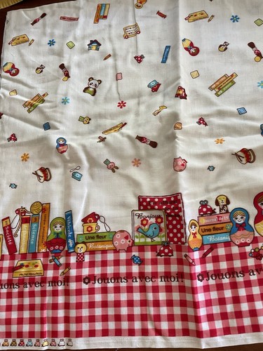 Cosmo Textile PlayroomDouble Gauze Infant Fabric 2 1/2 Yards X 42” Made In Japan