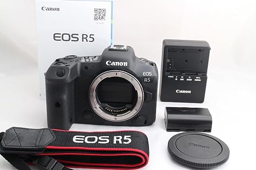 Canon EOS R5 Mirrorless Camera (Body Only) Black [Near Mint Canon EOS R5 Mirrorless Camera (Body Only) Black [Near Mint