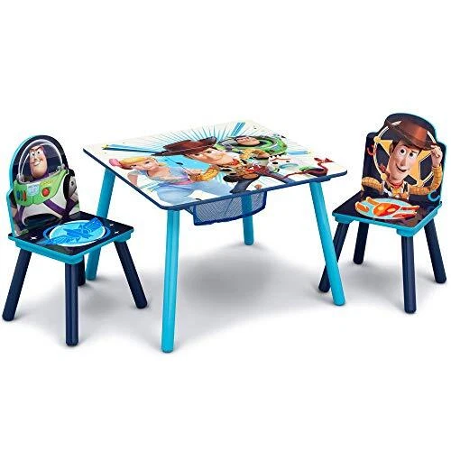 Delta Children Kids Table and Chair Set With Storage 2 Chairs