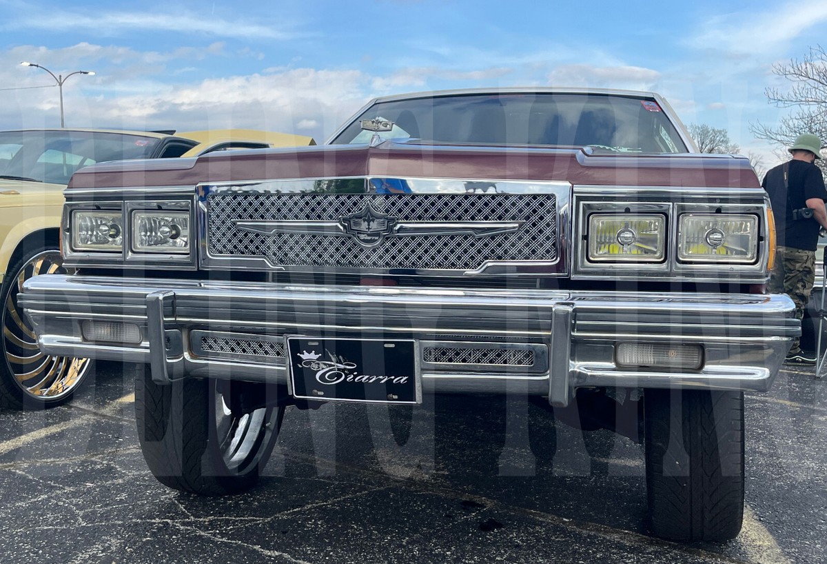 1979 Chevy Caprice Impala chrome mesh grill triple weave Tiarra